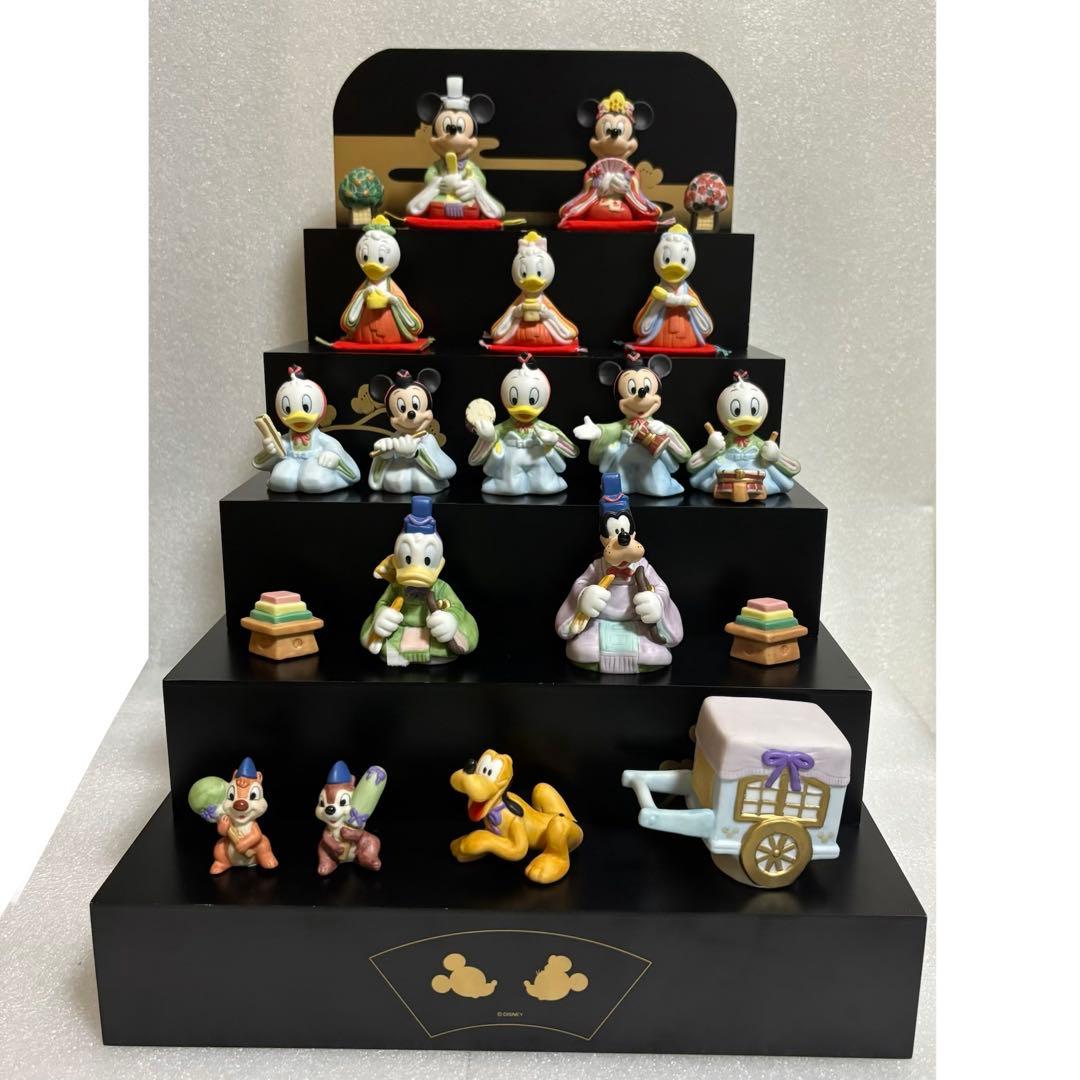 ディズニー　雛人形　五段飾り　陶器製