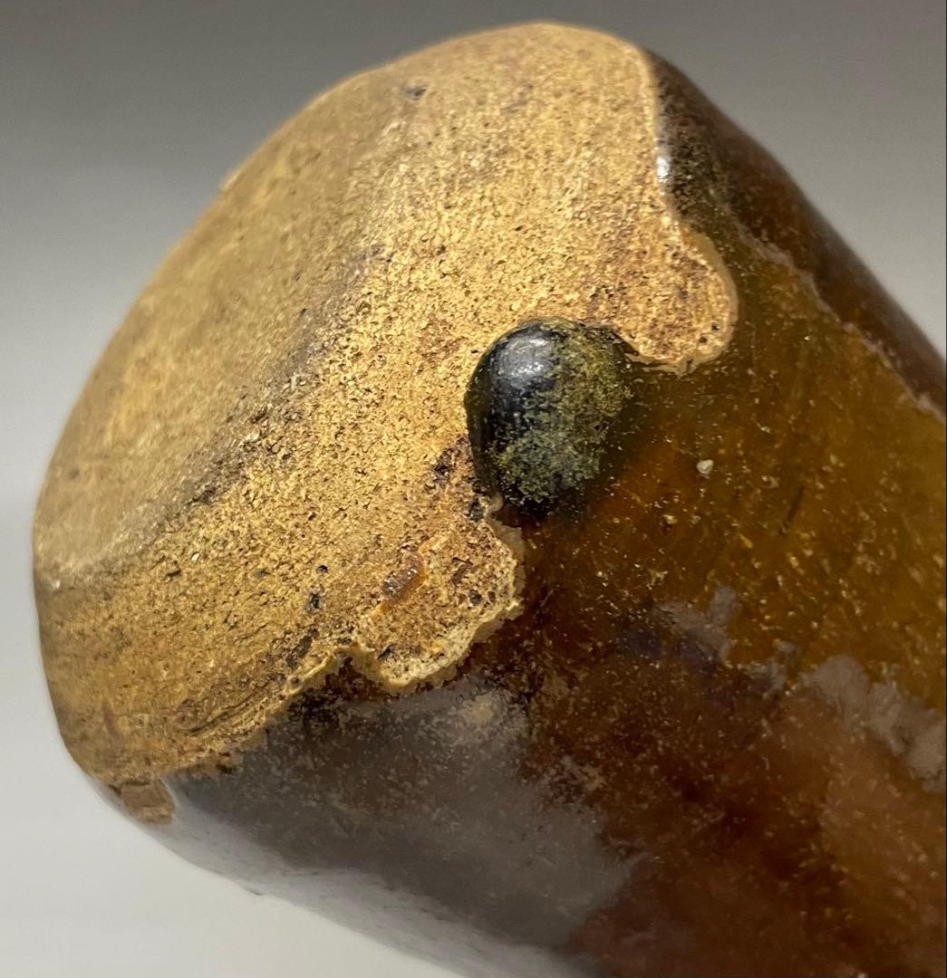 古瀬戸　茶入　仕覆　箱付　P021