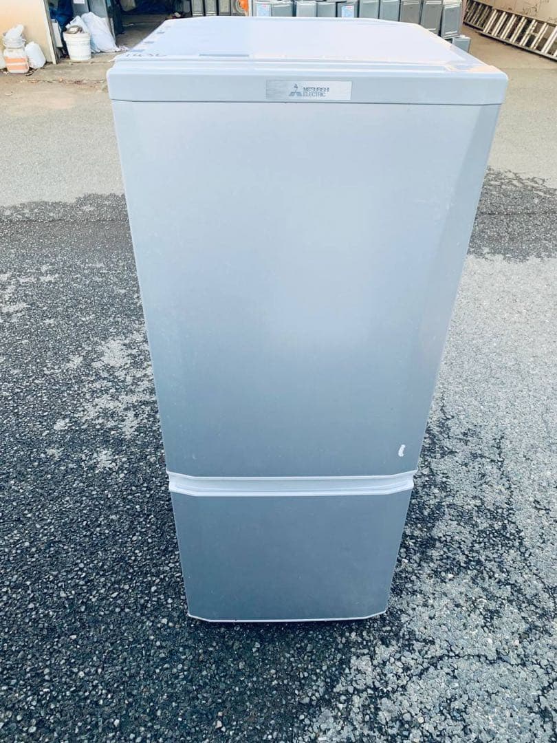 送料設置無料　MITSUBISHI ノンフロン冷凍冷蔵庫MR-P15D-S