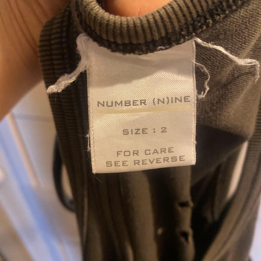 NUMBER NINE スカルプリント タンクトップ　正規品