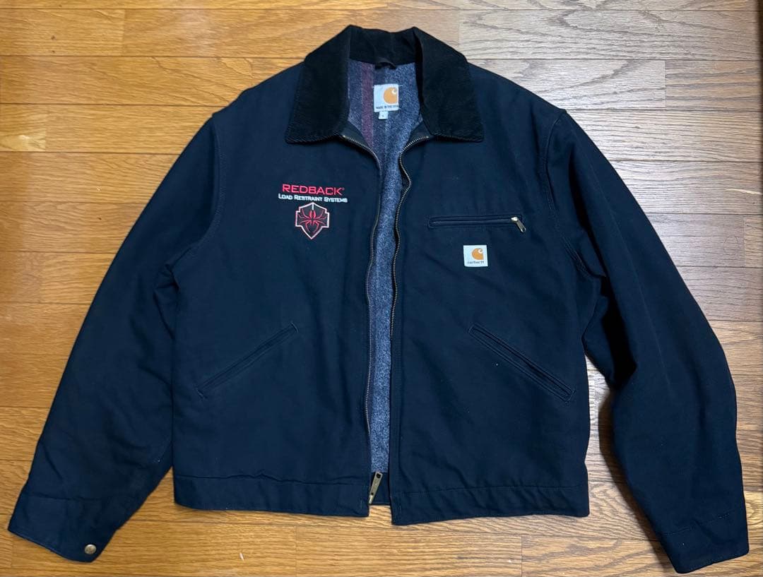 CarharttデトロイトジャケットブラックLサイズ