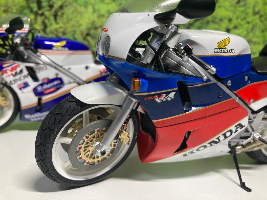 ★タミヤ★VFR750R製作品(2台セット)
