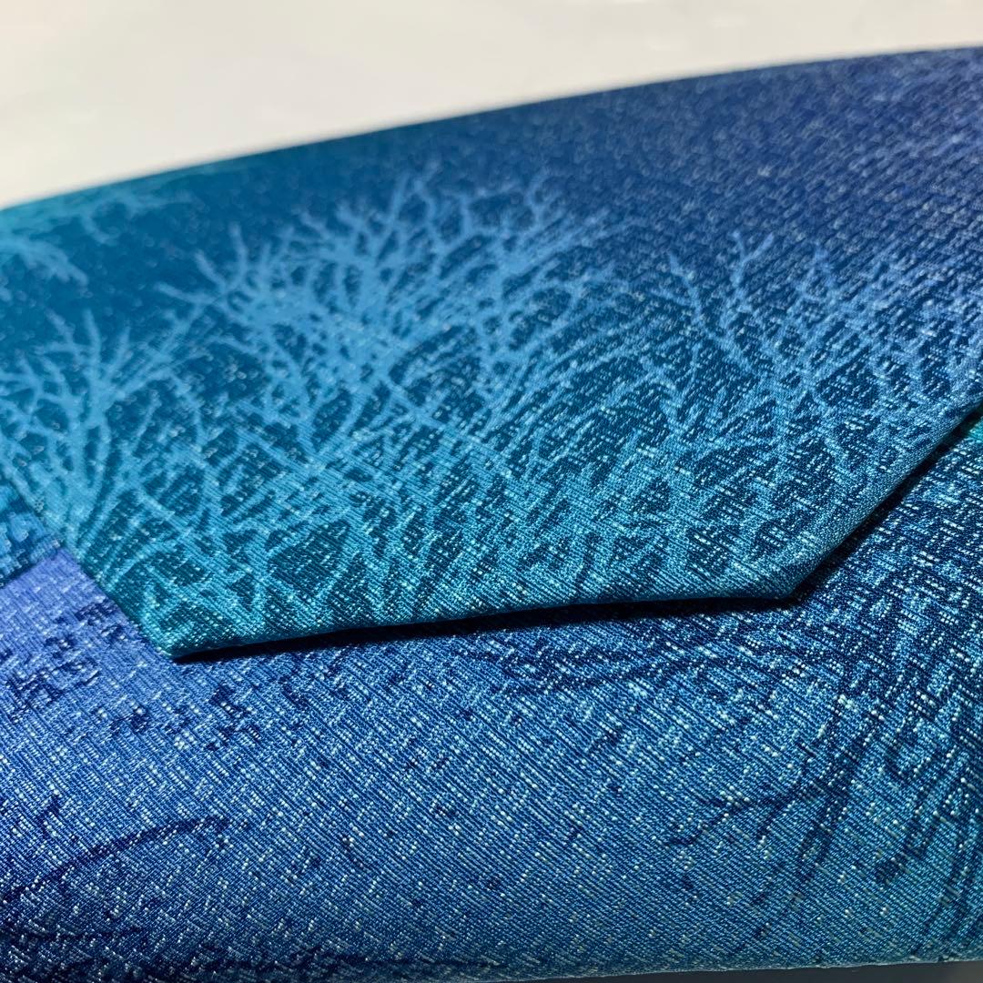 正絹　シルク　高級数寄屋袋　 室華風　代表作　樹林　新品　未使用