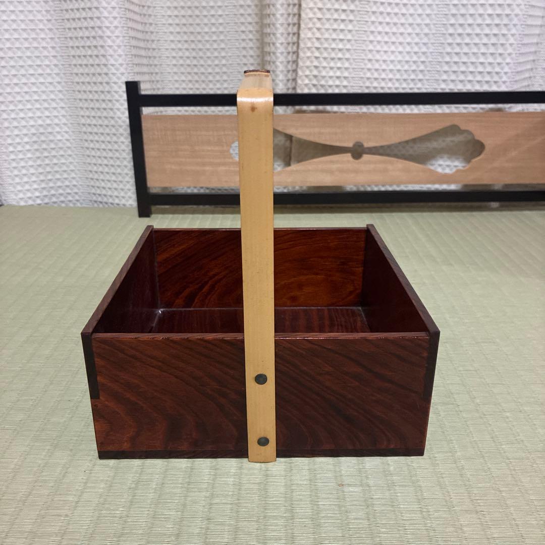 煙草盆　莨盆　淡々斎好　手付松の木