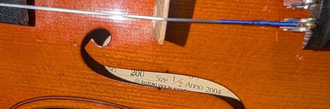 SUZUKI　バイオリン　1/2 No.200　anno2004