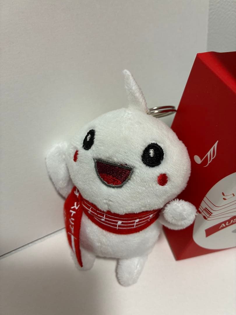 大阪　関西万博★オーストリア マスコットキーホルダー★あかしろあか