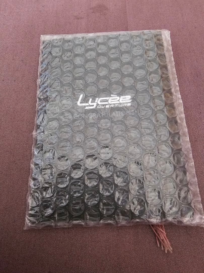 lycee　三枝アヤメ　直筆サインカード　プチプチのみ開封　引退手放し