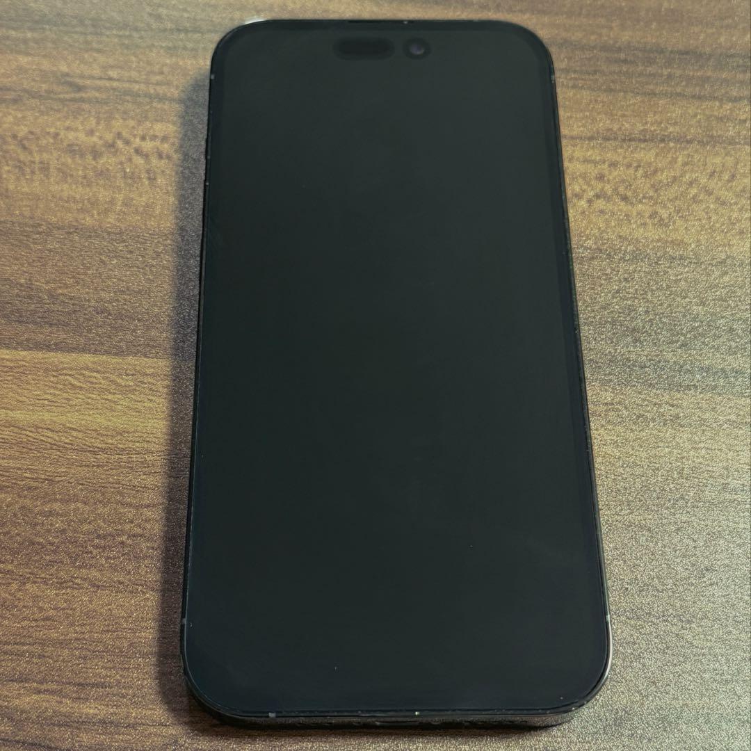 iPhone14pro 128GB 背面割れ　ブラック