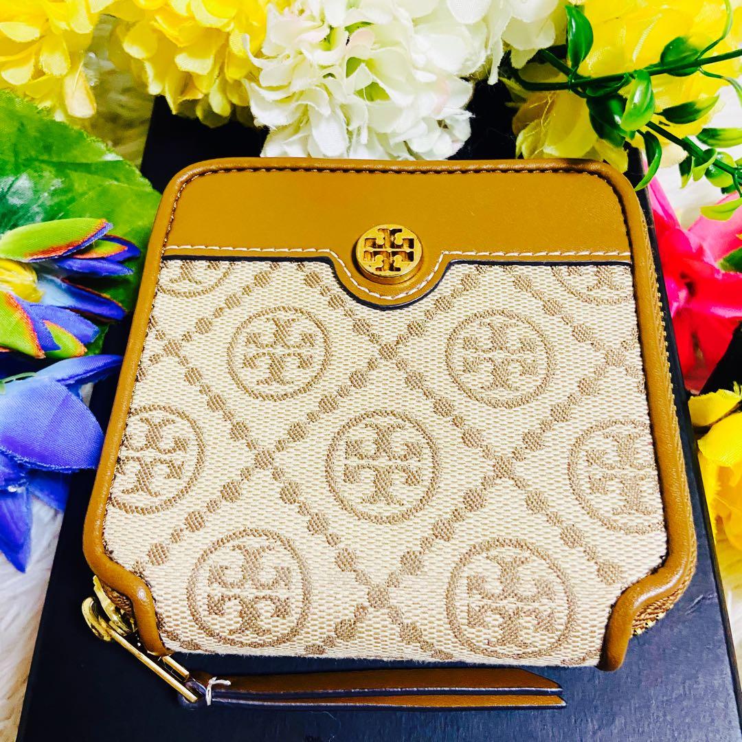 極美品✨TORY BURCH✨トリーバーチ✨財布✨モノグラム✨ジャガード✨限定