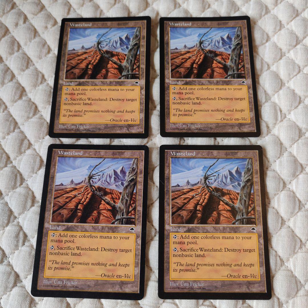 【Wasteland】 4枚セット マジック：ザ・ギャザリング