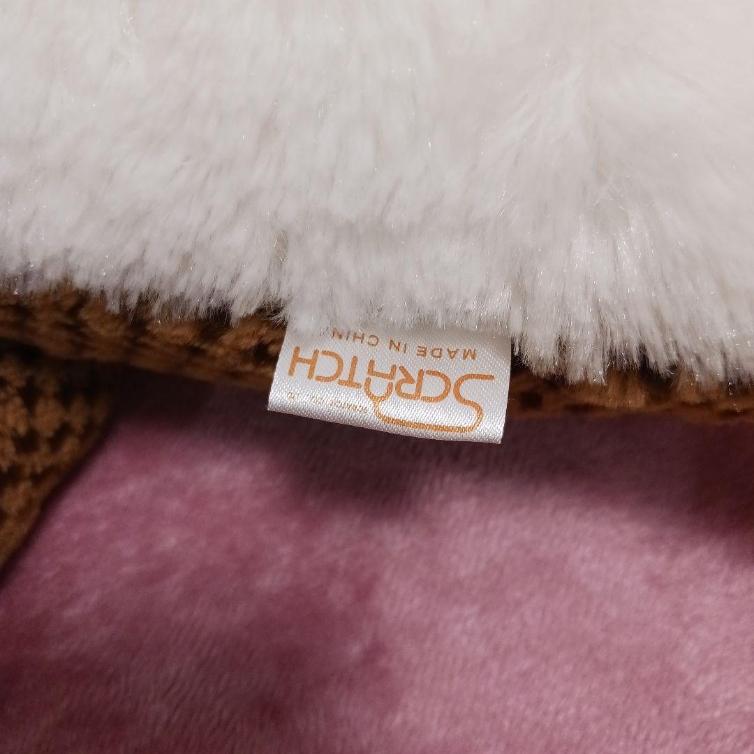 森のモモンガ　ジャンボももんがワッフル　ぬいぐるみ　クッション　枕　座布団