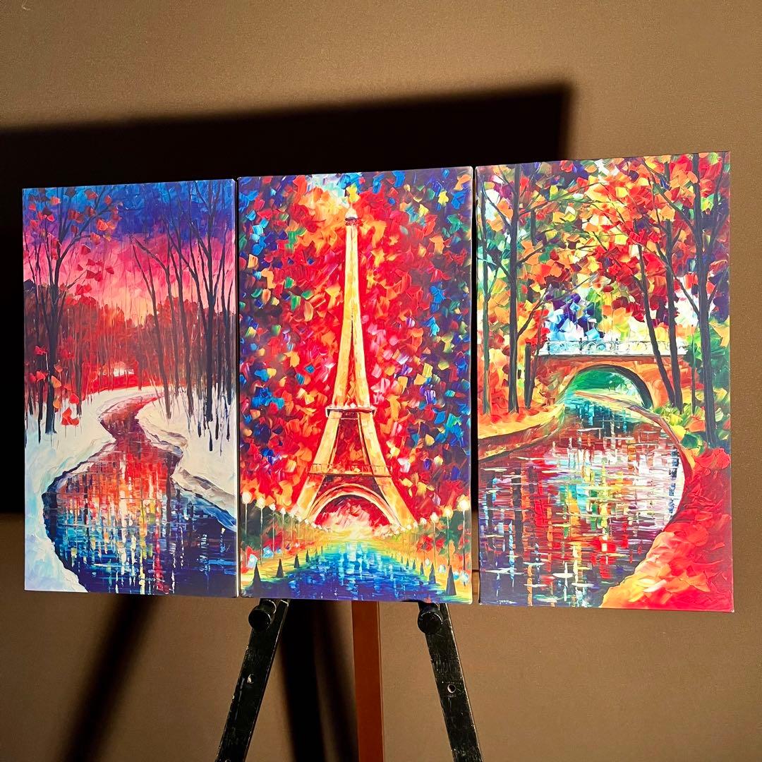 プリントパネルアート パリの風景 インテリア 絵画