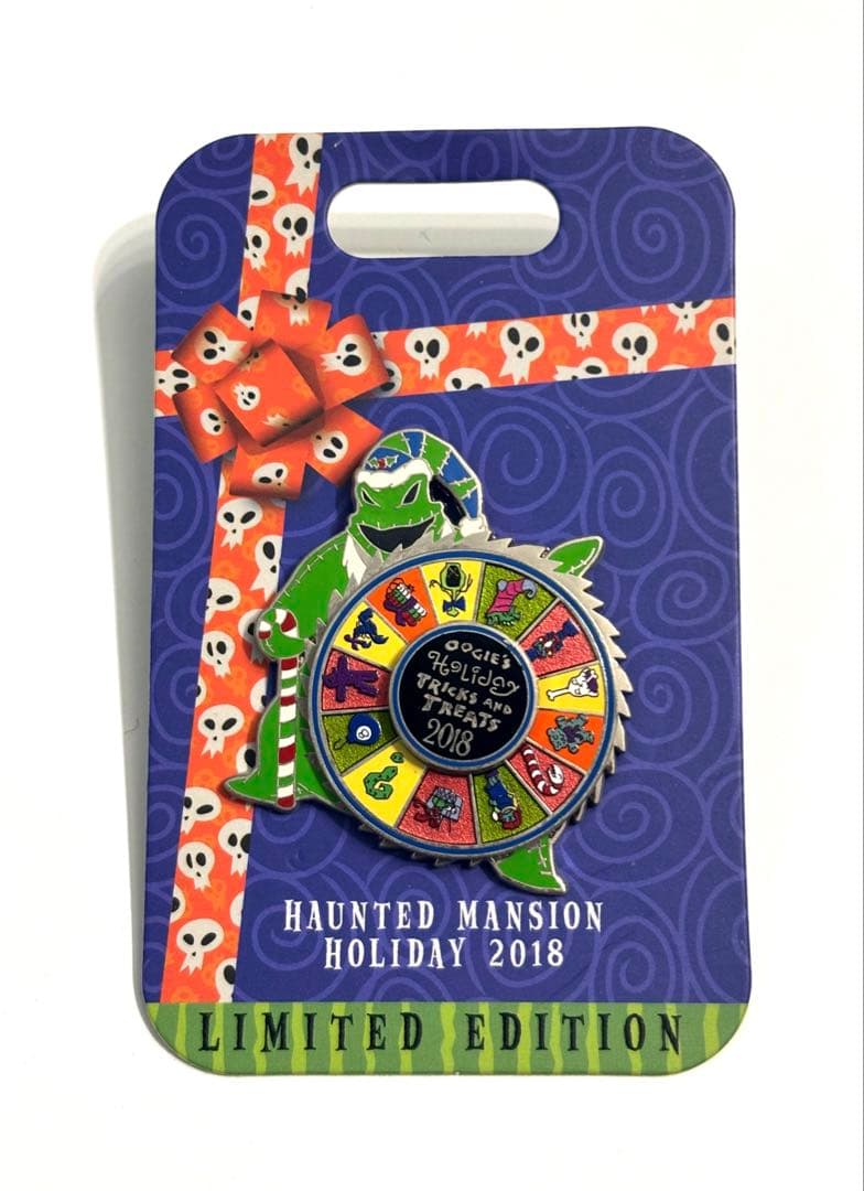 ホーンテッドマンション　ホリデー25周年記念　ブギー ルーレットピンバッジ 限定