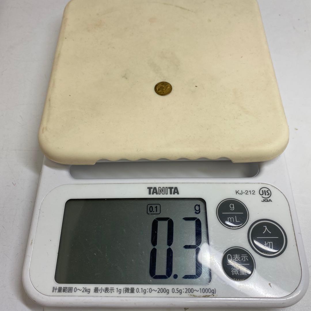 メキシコ　マクシミリアン　1ペソ金貨　0.27g 東さ8-0107☆1F