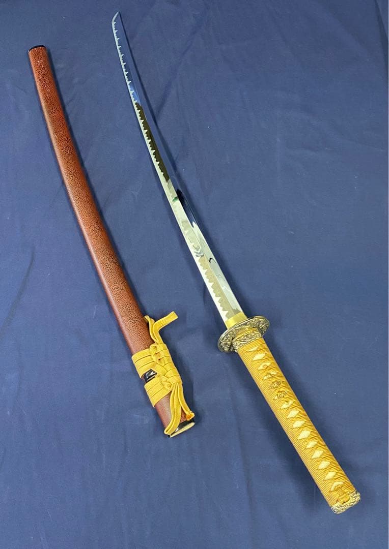 模造刀　模擬刀　武具　1本　龍鍔　刀袋付き