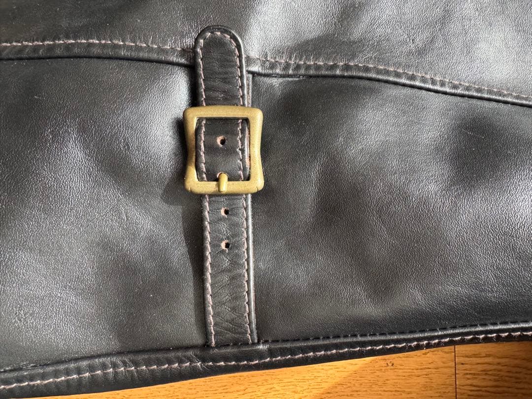 Y2 LEATHER ブラック シングルライダースジャケット 40