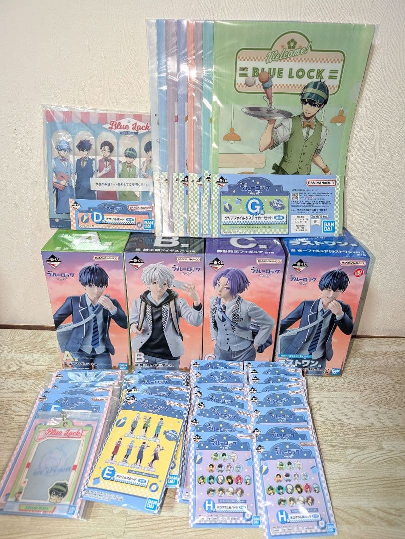 一番くじ ブルーロック day off 全種 フルコンプ 潔 凪 玲王