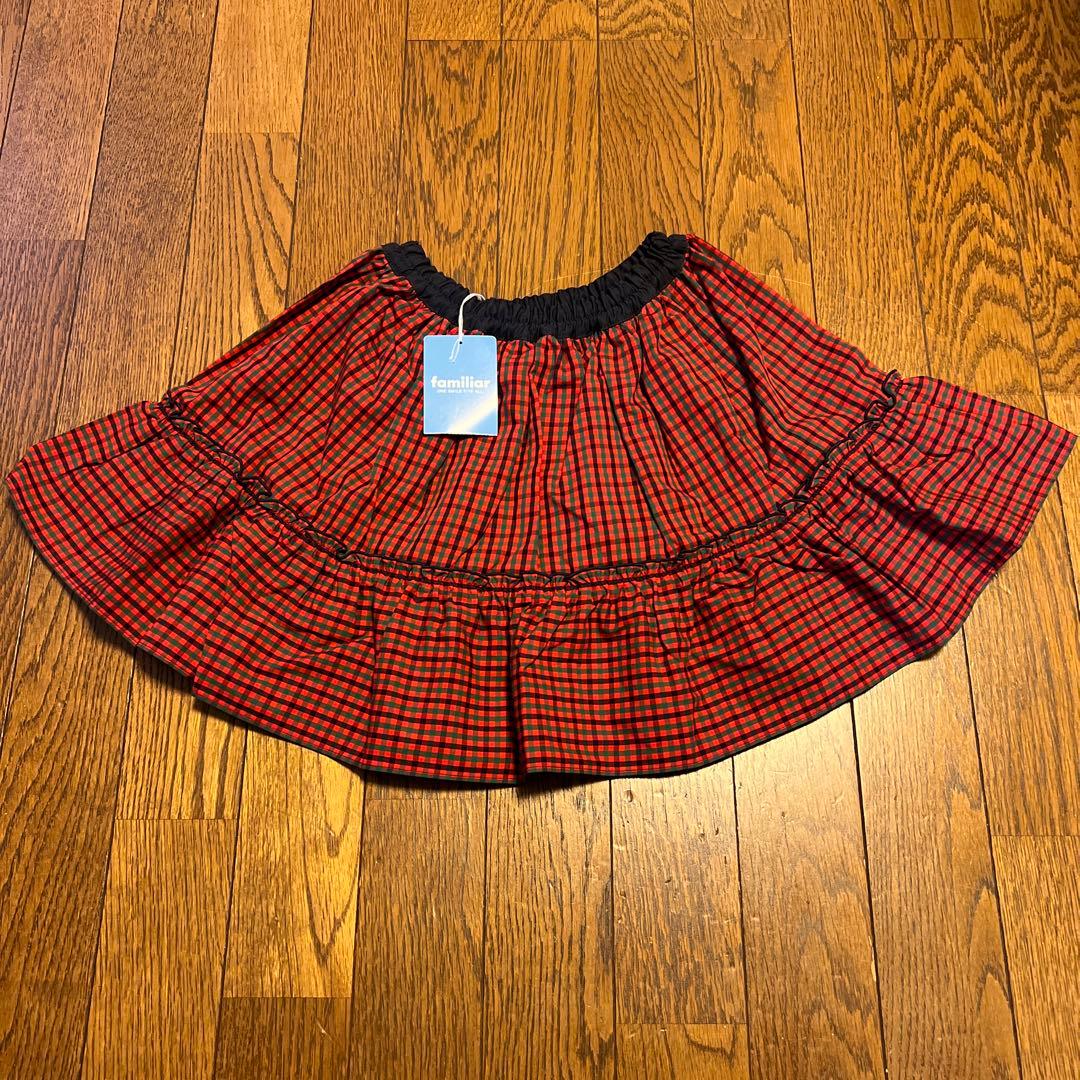 a*★様 現行品　ファミリア　スカート　リバーシブル　120