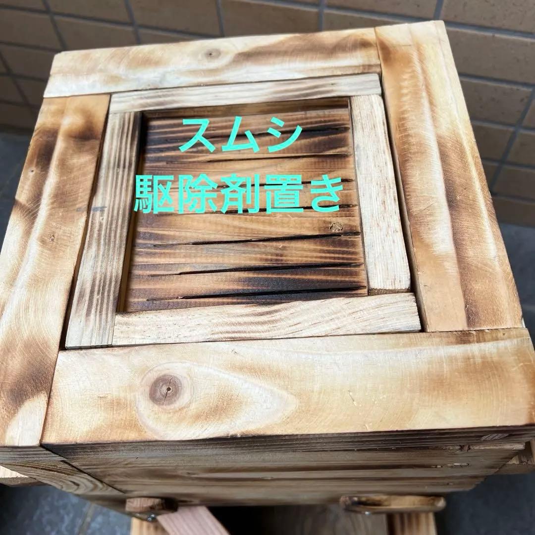 日本ミツバチ重箱式巣箱　手作り　６段