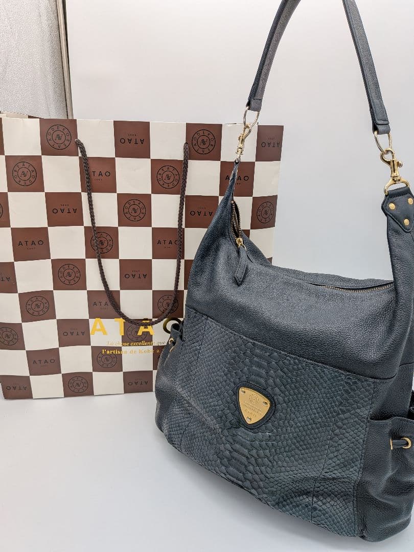 【ATAO】羽織るように持ちたい2wayパイソンバッグBALS(バルス)　②