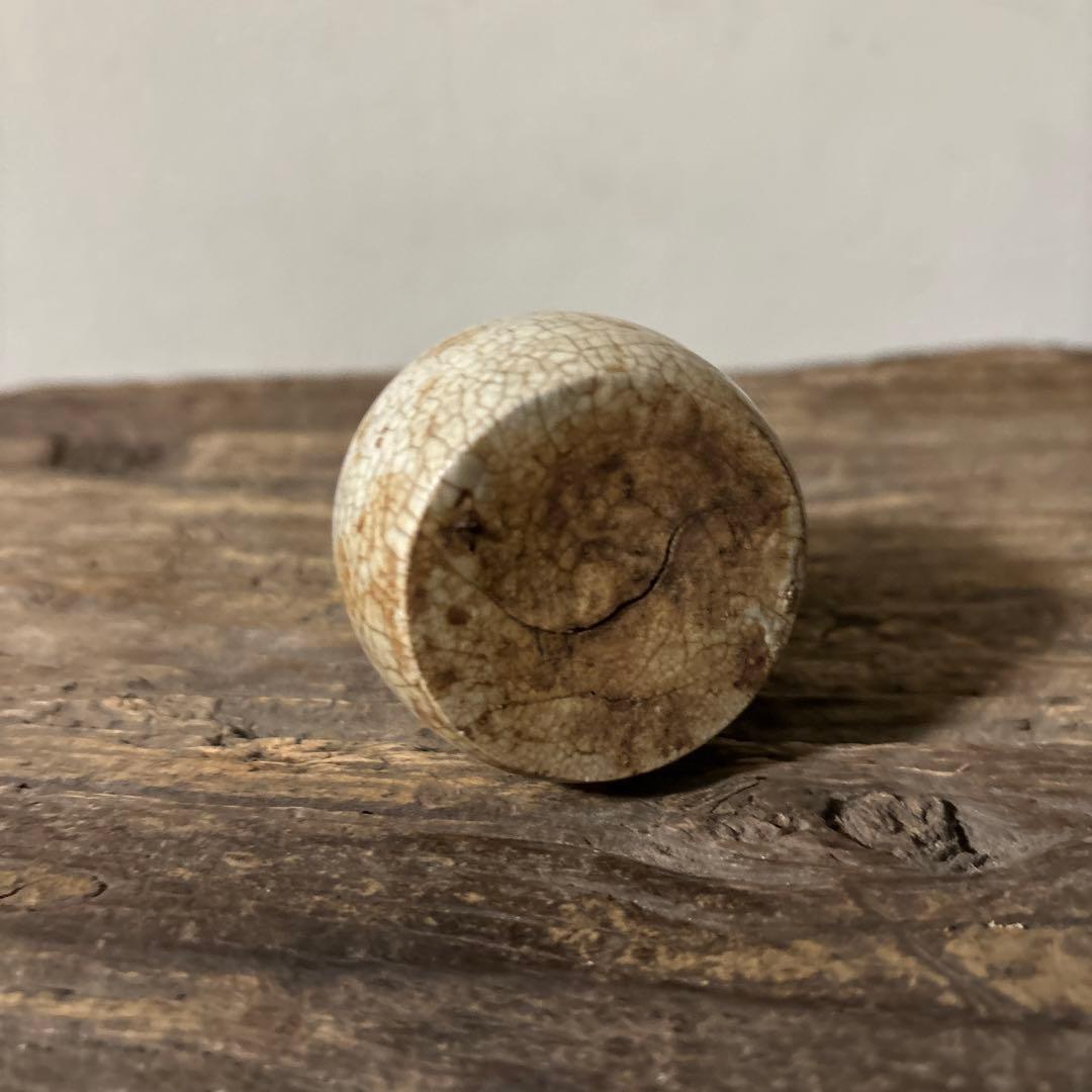 李朝白磁　明器　1点　宝珠 蓮峰　祭器　骨董アンティーク　検:白洲正子