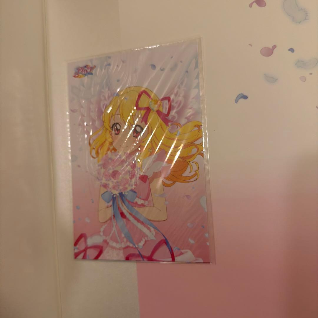 アイカツ　イラスト集　ブーケ　星宮いちご　大空あかり　ポストカード