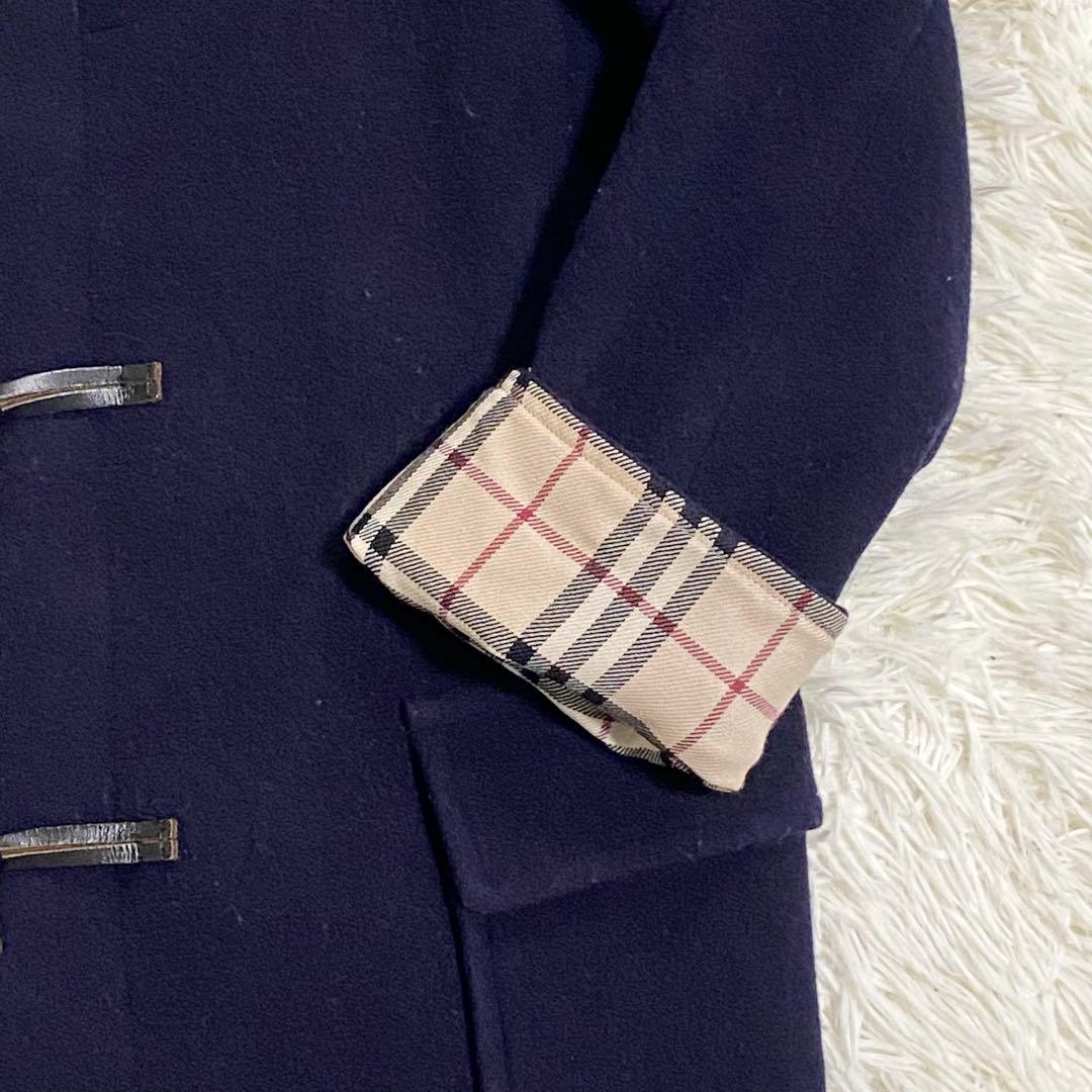 BURBERRY LONDON ダッフルコート　ノバチェック フード　150A