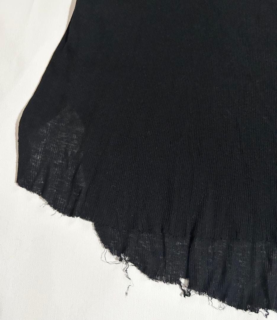 アンドゥムルメステール コットンカシミヤ リブタンクトップ ノースリーブ メンズ