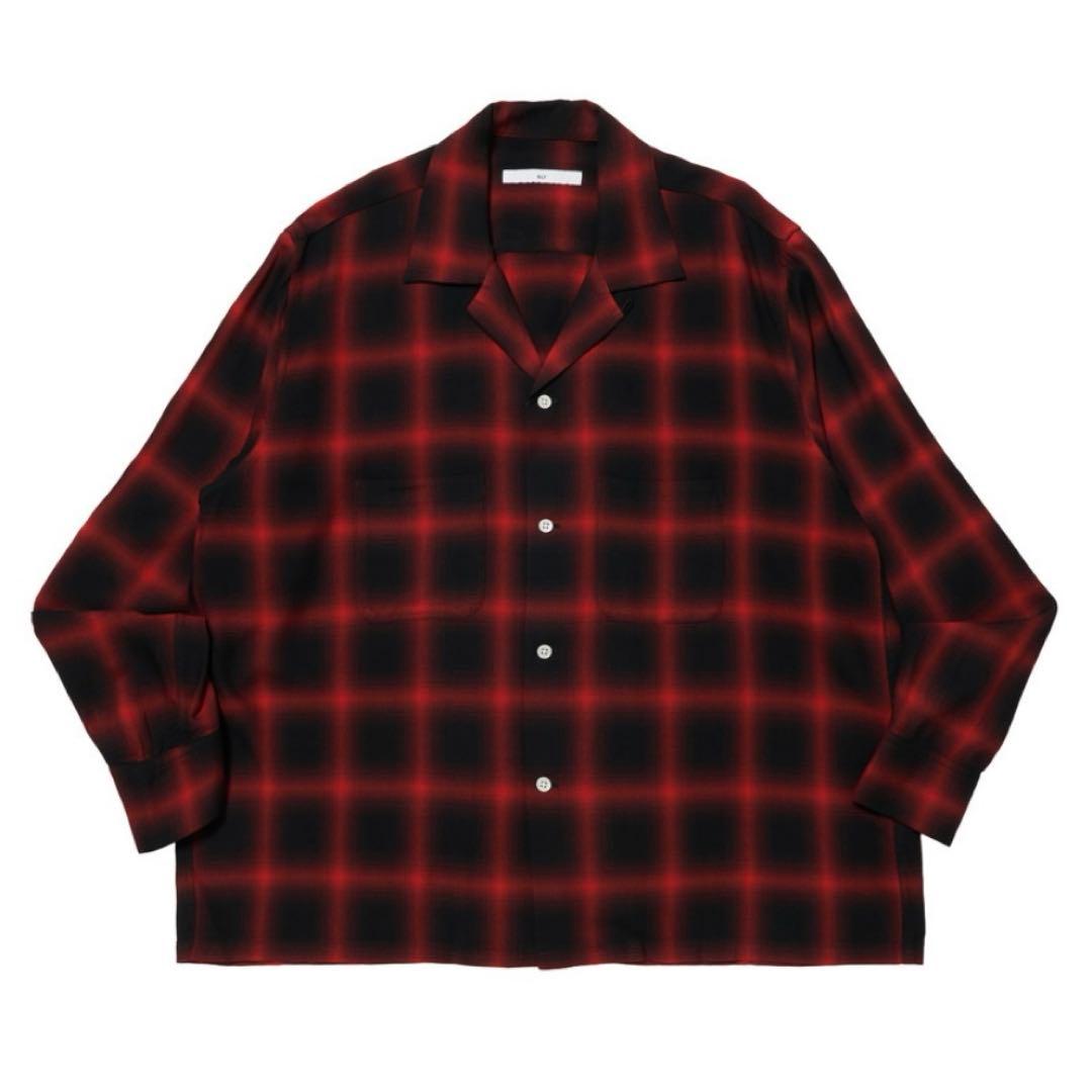 今市隆二　RILY Ombre Check Shirts Red Sサイズ