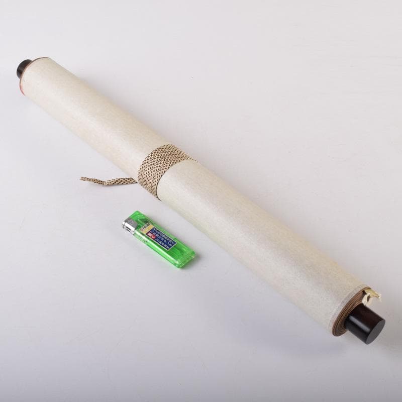 掛軸　今西雅芳筆　一行書　「林影渓光静自如」　共箱　C　8074A