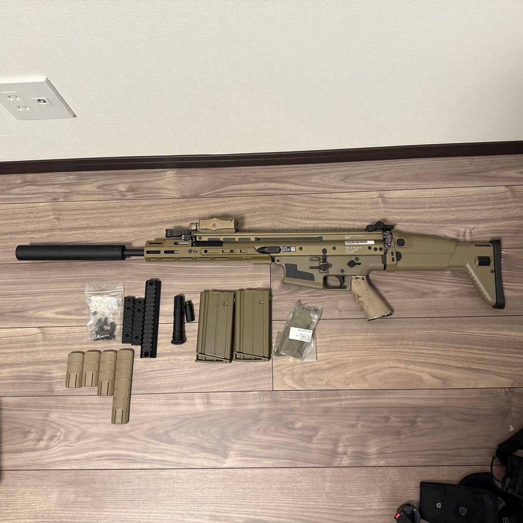 【初心者】東京マルイ　次世代SCAR-H FDE 付属品　複数カスタムパーツ付