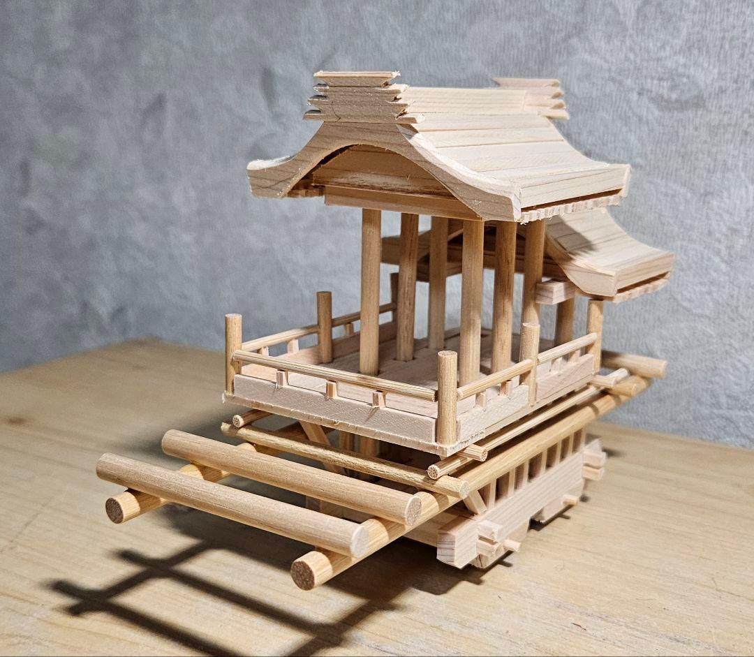 だんじり　ミニだんじり　地車　尼崎型　ハンドメイド　木製　ミニチュア