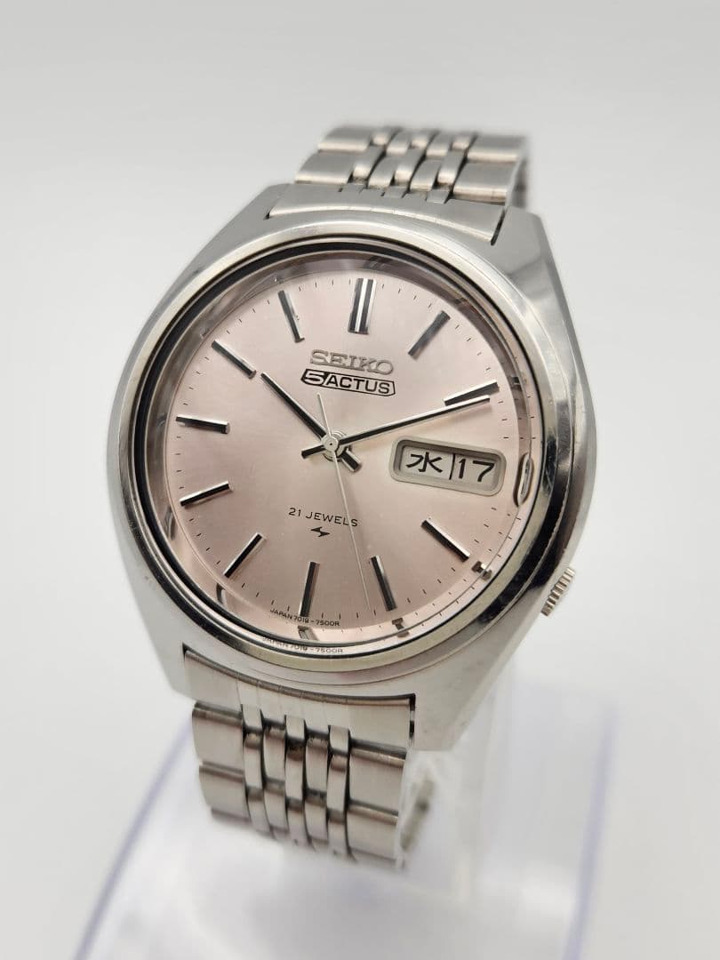 【OH済】SEIKO 5 ACTUS 1975年製 ３ヶ月保証　フルオリジナル