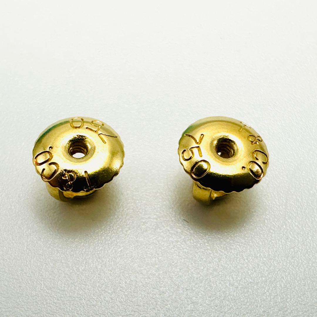 Tiffany バイザヤード　ゴールド　ピアス　Au750 スクリュー式キャッチ