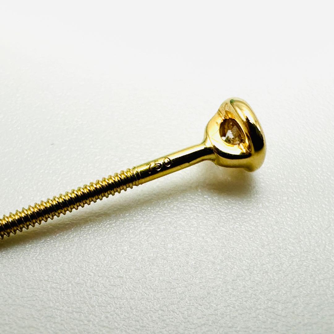 Tiffany バイザヤード　ゴールド　ピアス　Au750 スクリュー式キャッチ