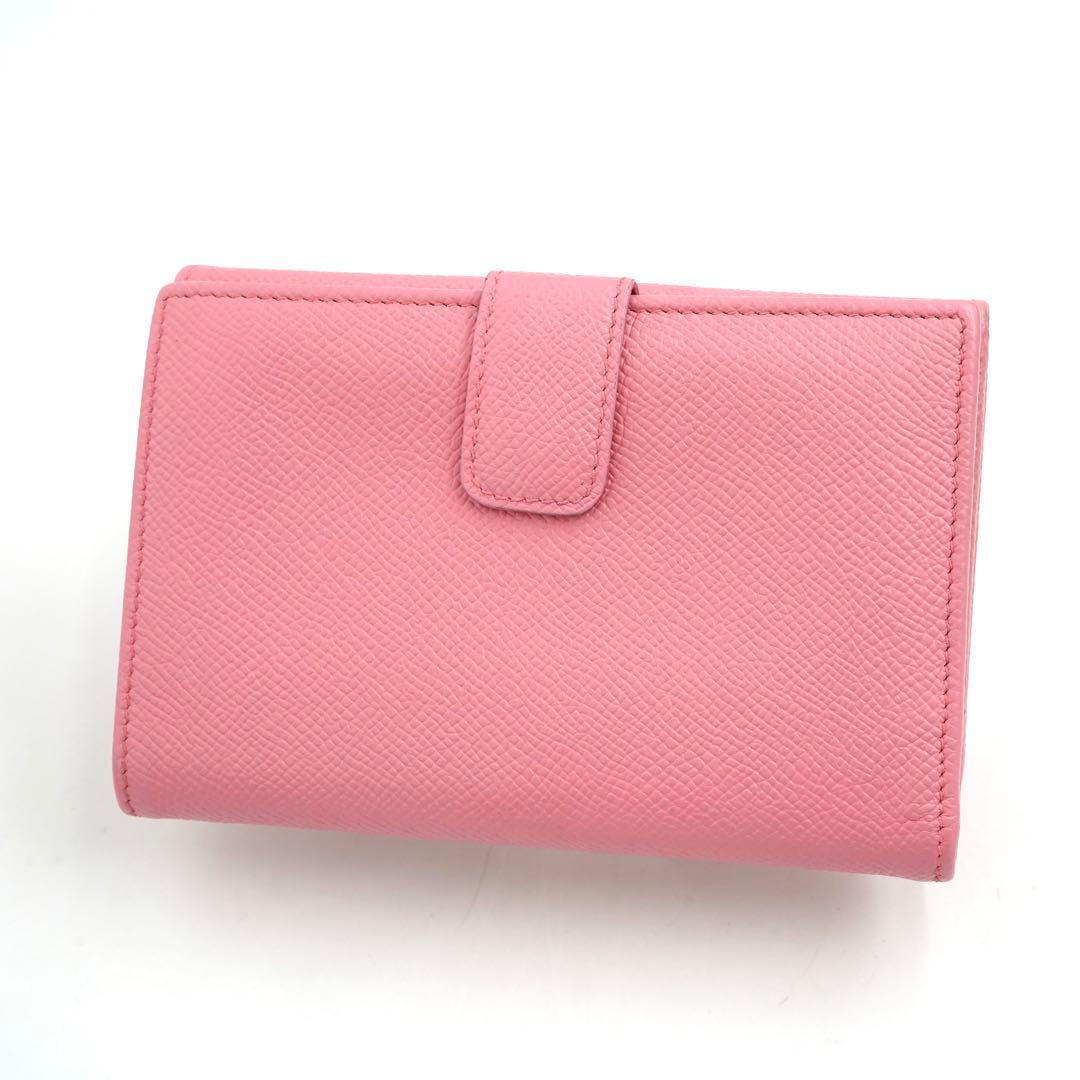 ✨新品未使用・箱付✨　BVLGARI ミディアムウォレット　ビーゼロワン　ピンク