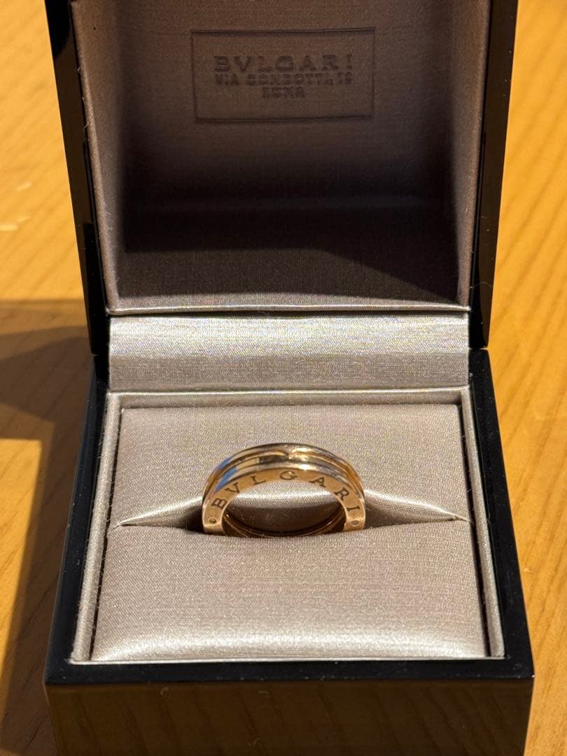 BVLGARI ピンクゴールドリング 専用ボックス付き