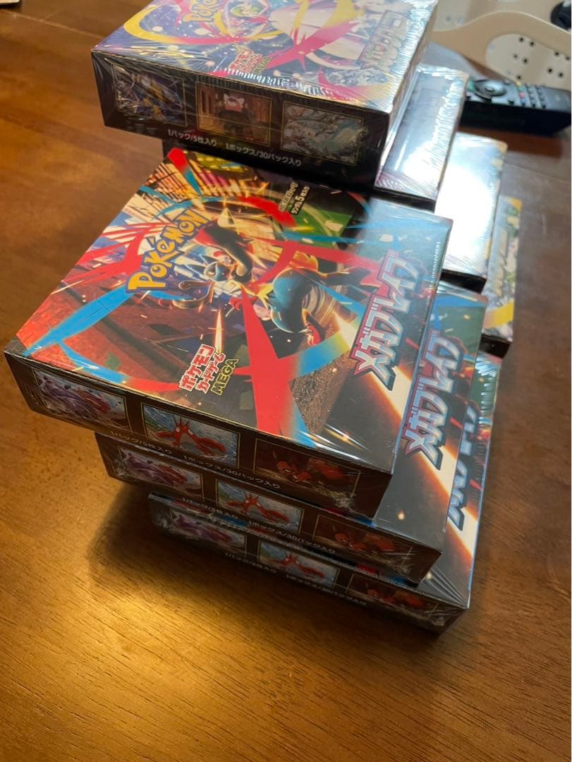 ポケモンカード メガブレイブ３ •メガシンフォニア 4未開封シュリンク付き