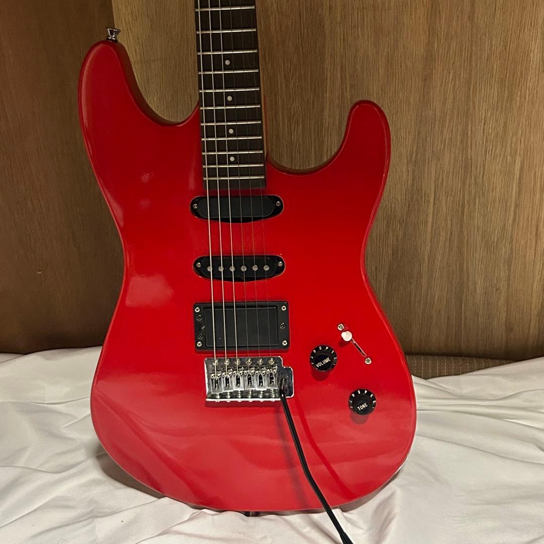 【美品】Legend ストラトキャスター レッド エレキギター SSH
