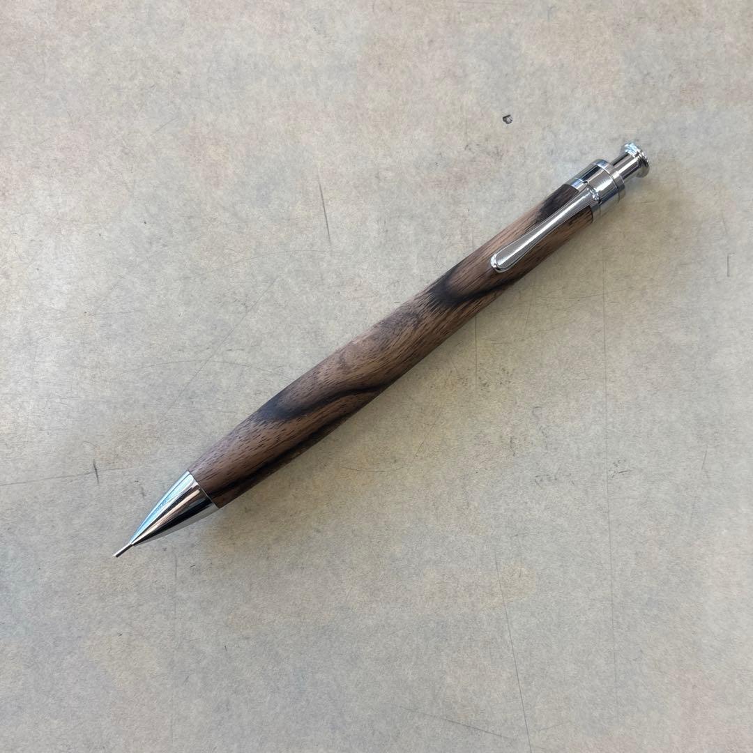 値下げ可能！！工房楔 黒柿 シャープペン 0.5mm 木軸