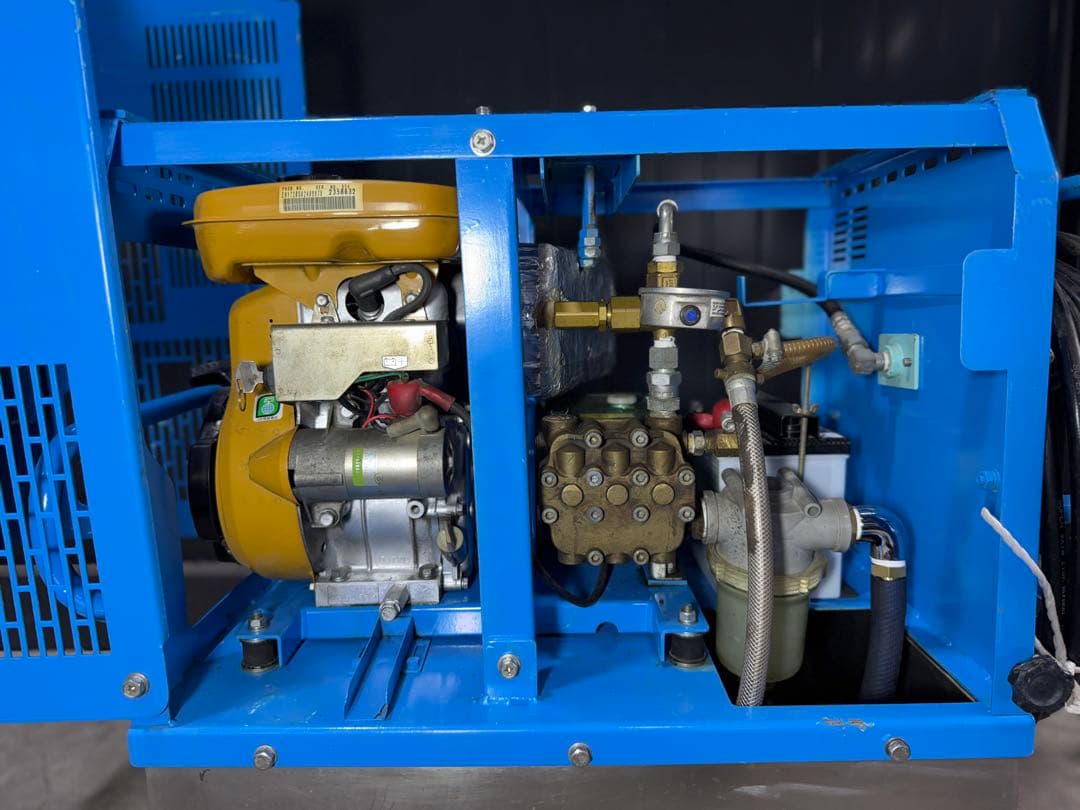 高圧洗浄機 ツルミポンプ ガソリンエンジン ジェット 鶴見 洗浄機 建設機械