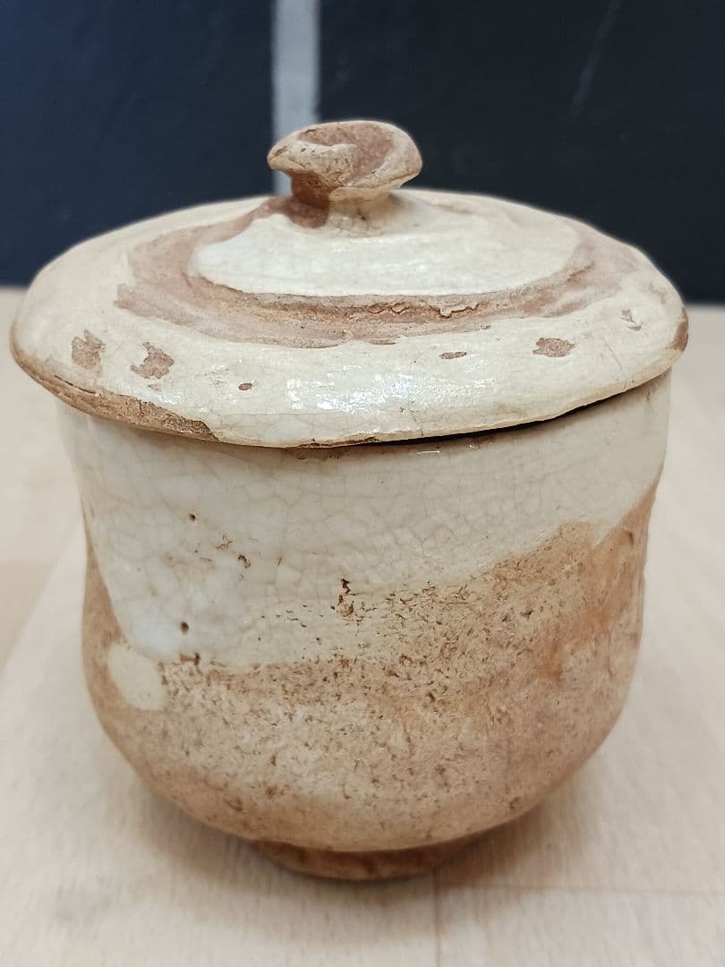 水月焼　 蟹　蓋付茶碗　湯呑　 蟹細工　 茶器　在銘