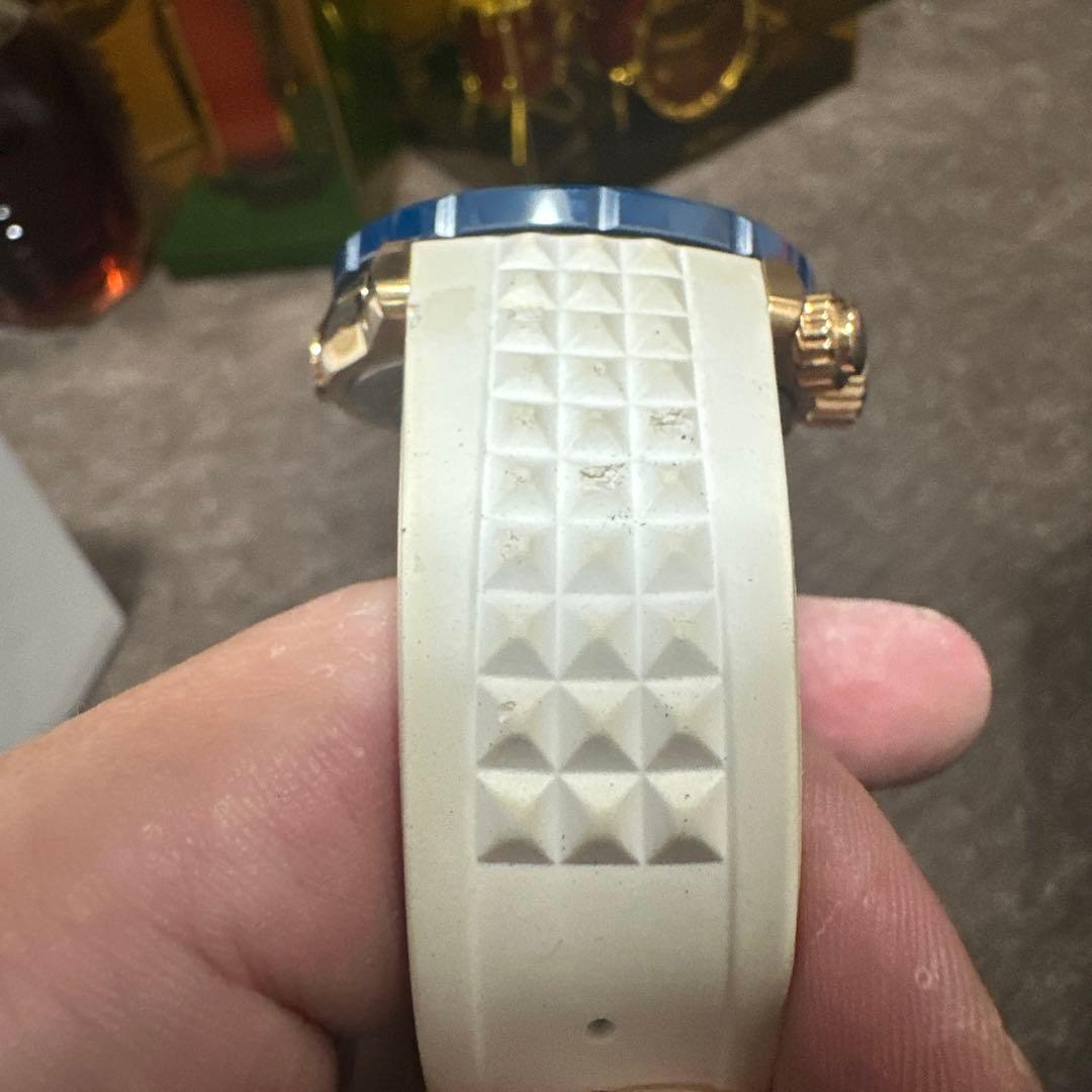 EDOX クロノオフショア1 ホワイト/ブルー/ゴールド