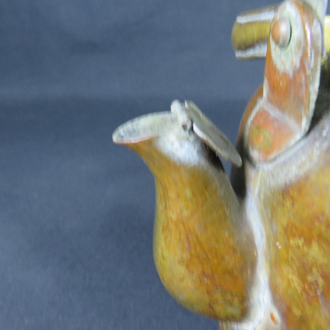 薬缶 ヤカン 銅 草花文様 掘り 茶道具 風炉 炉端 囲炉裏