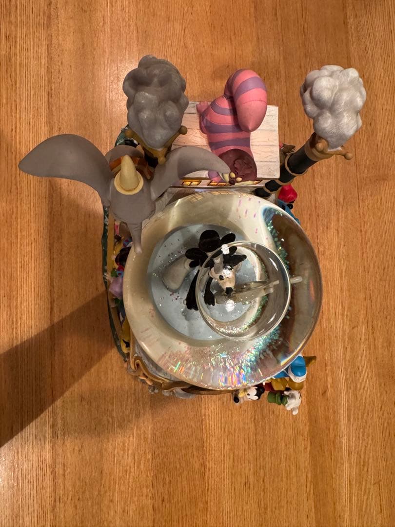 ディズニー　ミッキーマウス スノードーム 船型　オルゴール　Disney