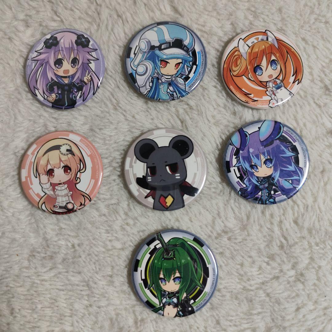 超次元ゲイム ネプテューヌ トレーディング缶バッジ Vol.3 (7個セット)