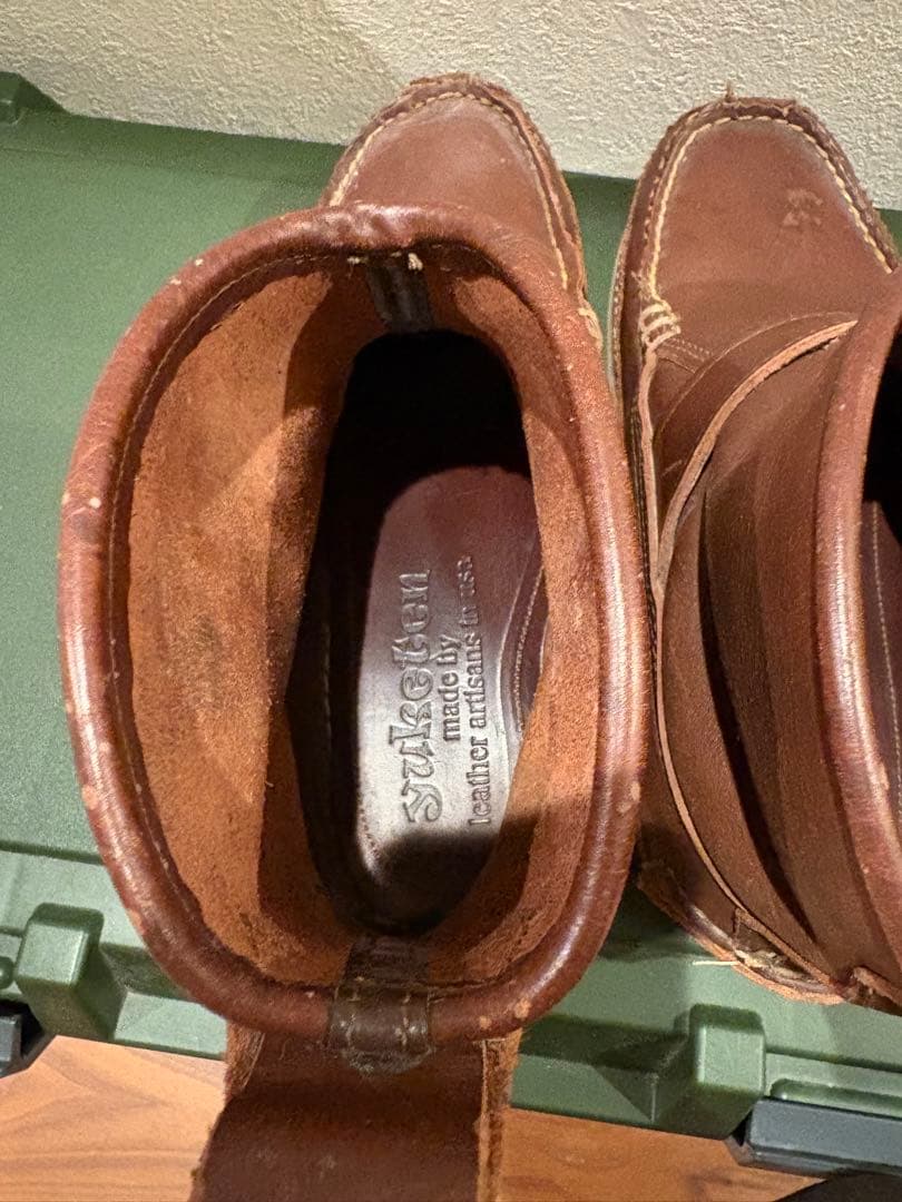 YUKETEN モカシンブーツエンジニアタイプ　ビブラムソール USA製