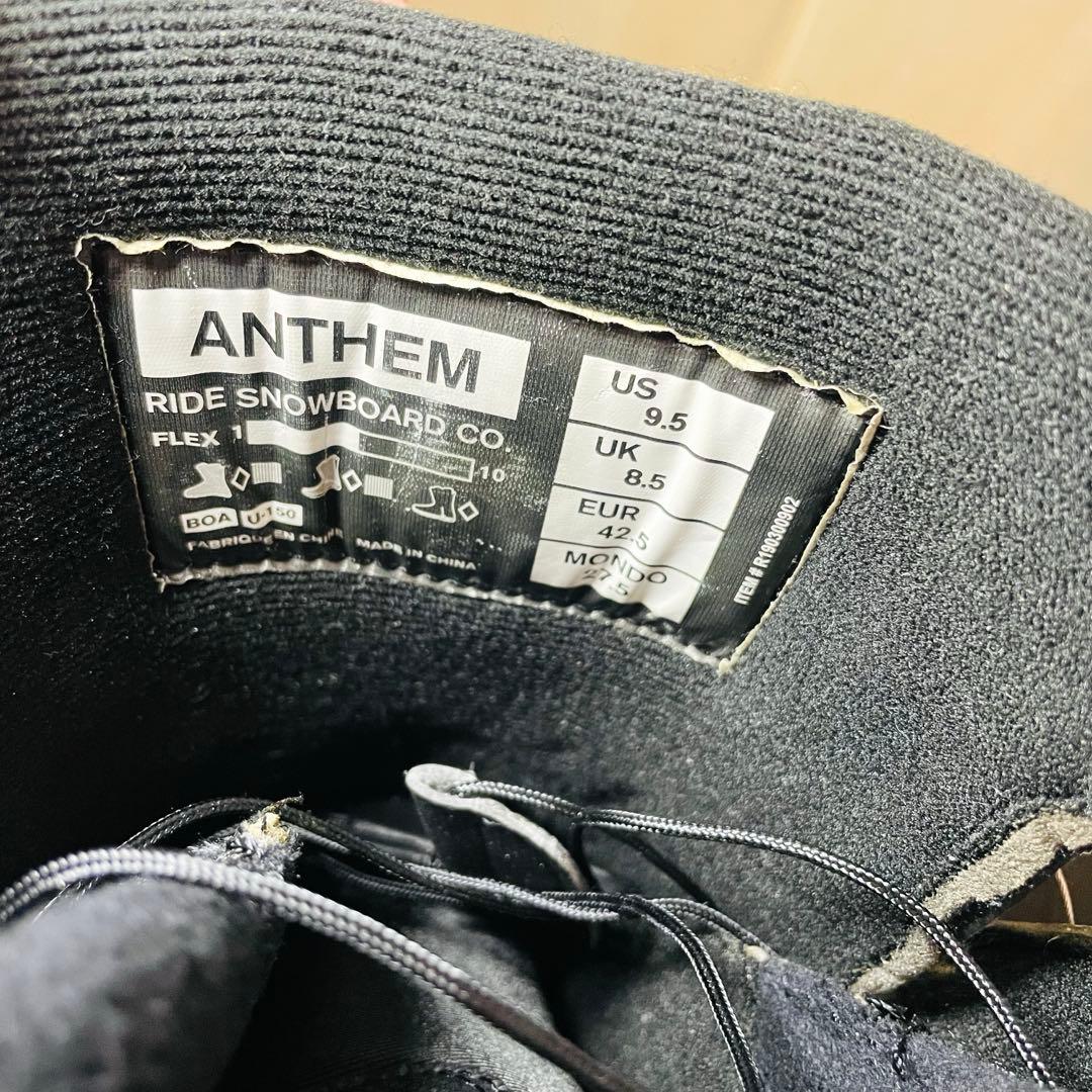 RIDE ANTHEM スノーボードブーツ　BOA