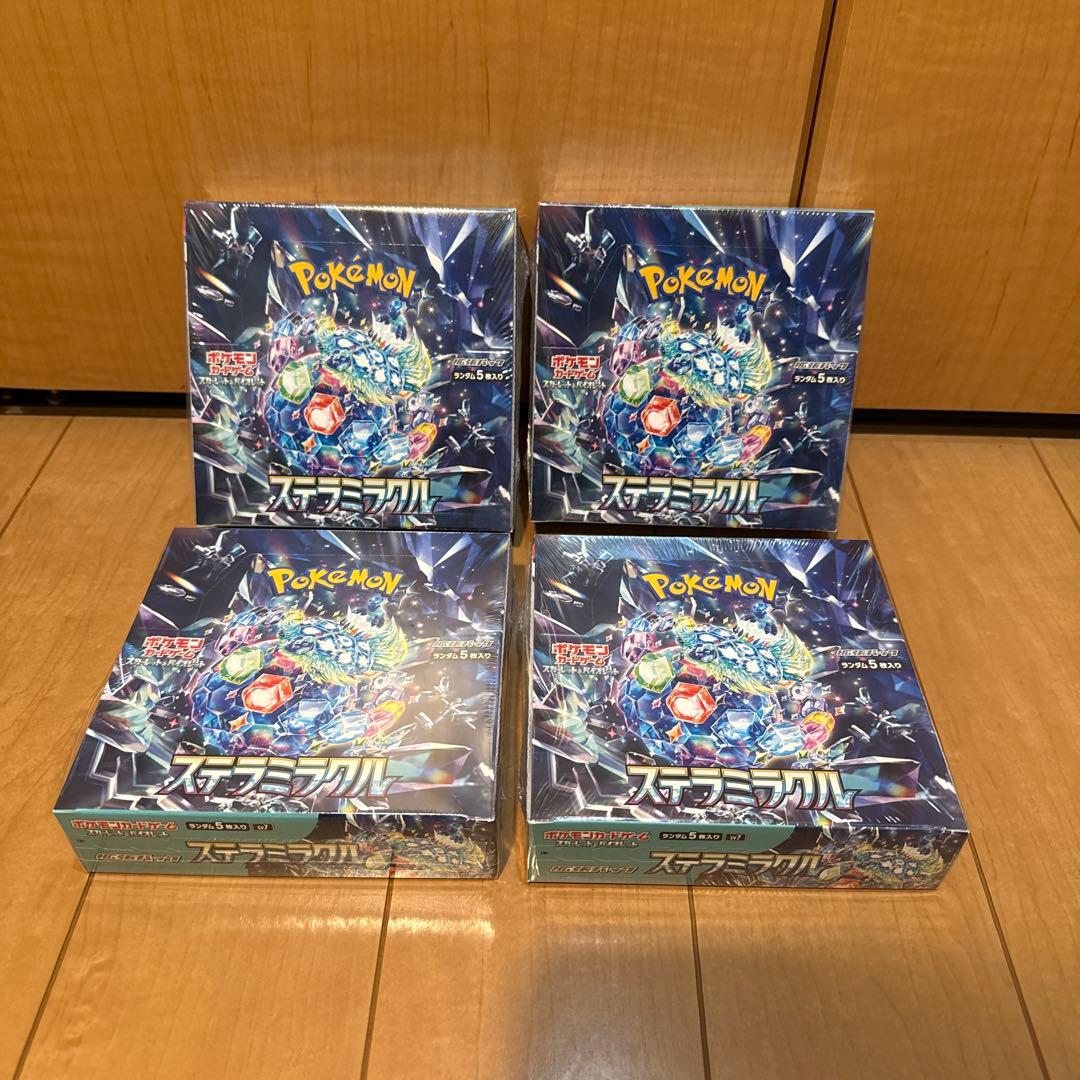 【新品未開封】ステラミラクル　4ボックス　box シュリンク付き ポケカ