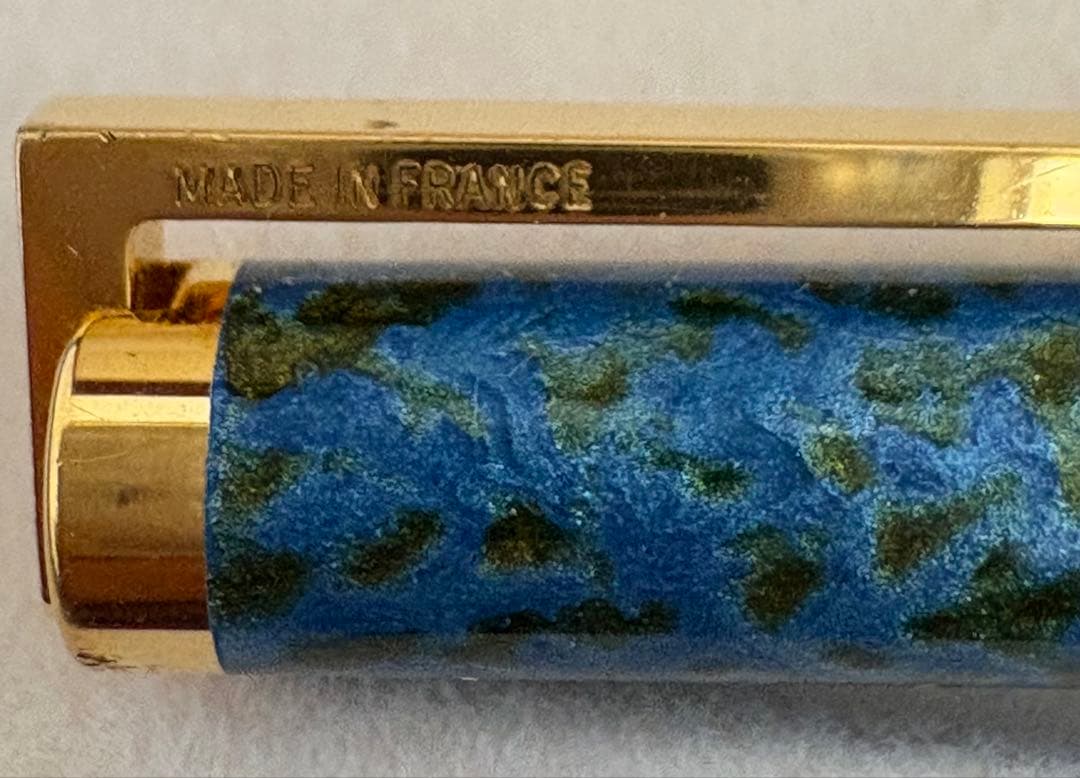 S.T. Dupont ボールペン 本体 青緑